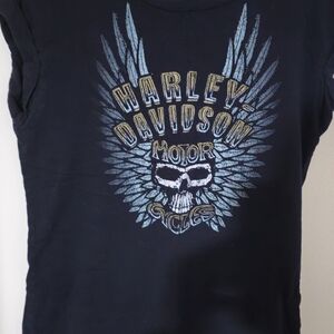Harley-Davidson Black Muscle Tee for Women
